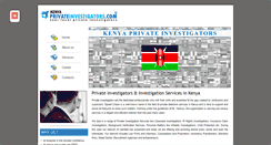 Desktop Screenshot of kenyaprivateinvestigators.com